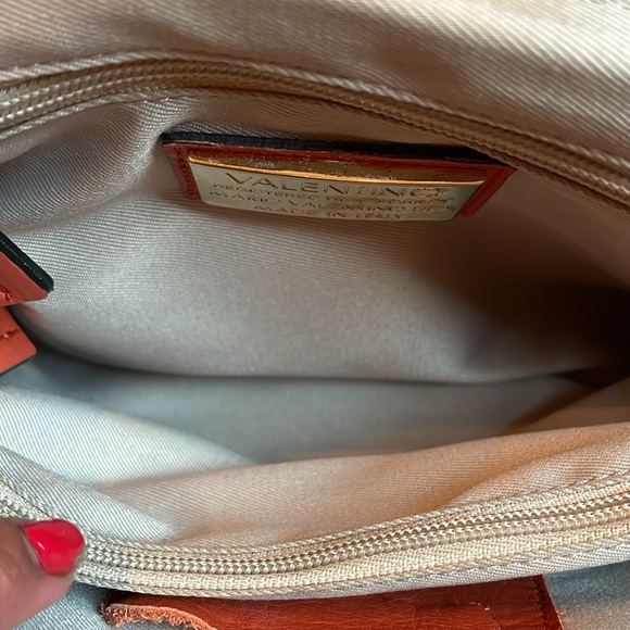 Valentino by Mario Valentino Rust Orange Crossbody Bag - Picture 7 of 11
